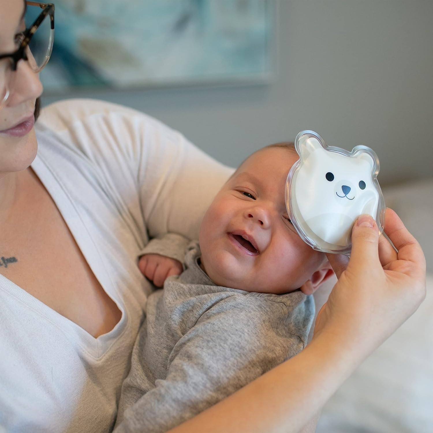 image:imageDr Browns Cold Comfort Compress Baby Ice Pack Freezable Reusable First Aid Pain Relief for Kids Polar Bear and Whale BPA Free 2PackSmall