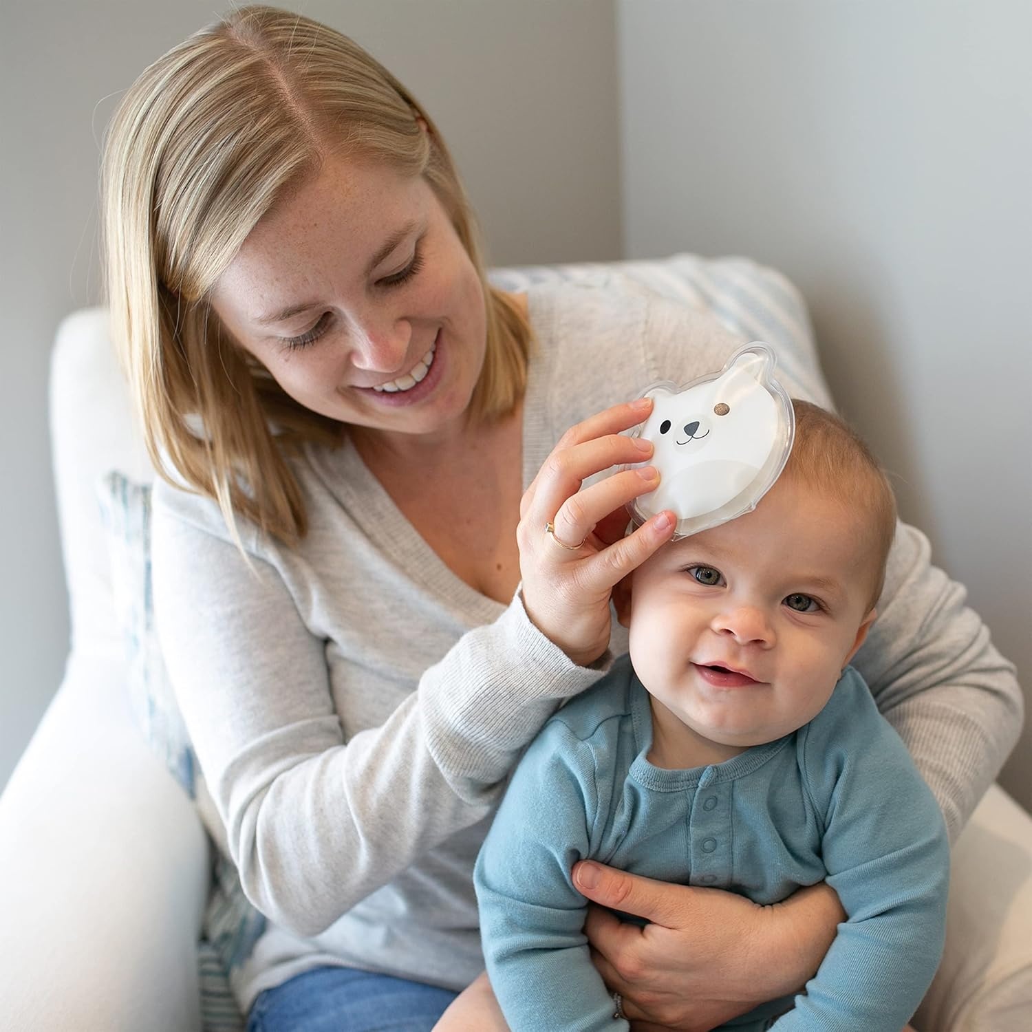 image:imageDr Browns Cold Comfort Compress Baby Ice Pack Freezable Reusable First Aid Pain Relief for Kids Polar Bear and Whale BPA Free 2PackSmall