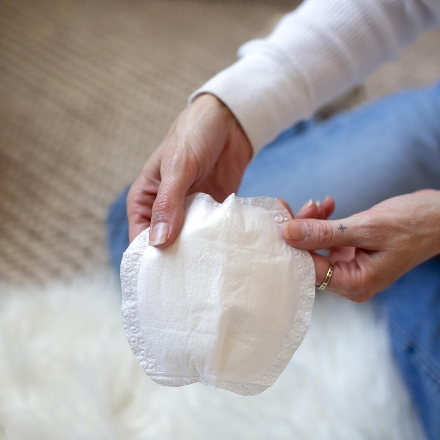 image:imageDr Browns Disposable Breast Pads for Leakproof Protection Absorbent and Discreet Nursing Pads with Adhesive Strips for Day or Night 120 Count Pack of 260 Count