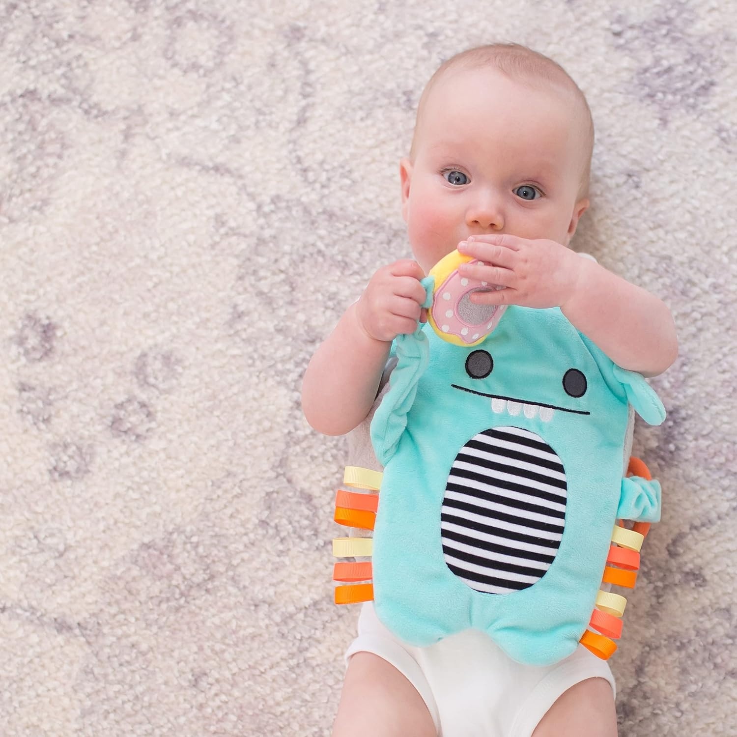 image:imageDr Browns Gripebelt Heated Belly Band Soothe Babys Tummy with Gentle Warmth and Compression Monster 3m BlueBlue Monster
