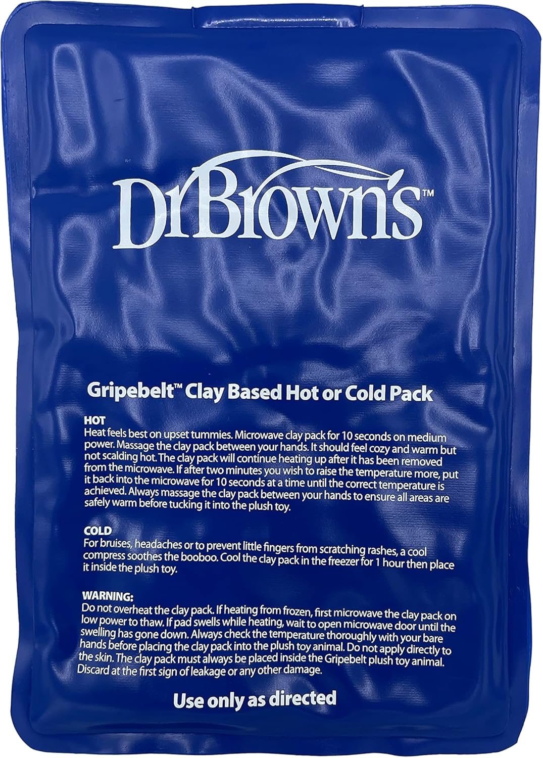 image:imageDr Browns Gripebelt Heated Belly Band Soothe Babys Tummy with Gentle Warmth and Compression Monster 3m BlueBlue Monster