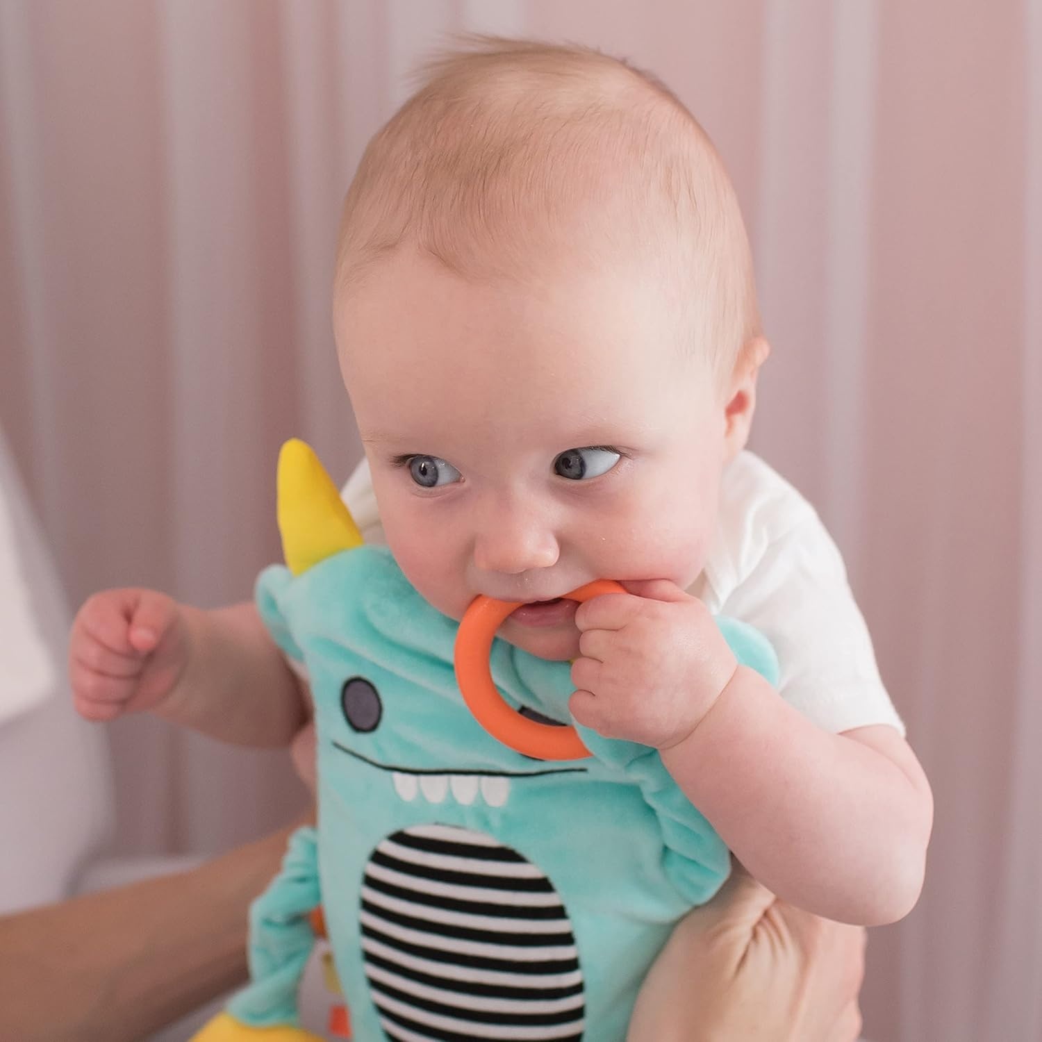 image:imageDr Browns Gripebelt Heated Belly Band Soothe Babys Tummy with Gentle Warmth and Compression Monster 3m BlueBlue Monster