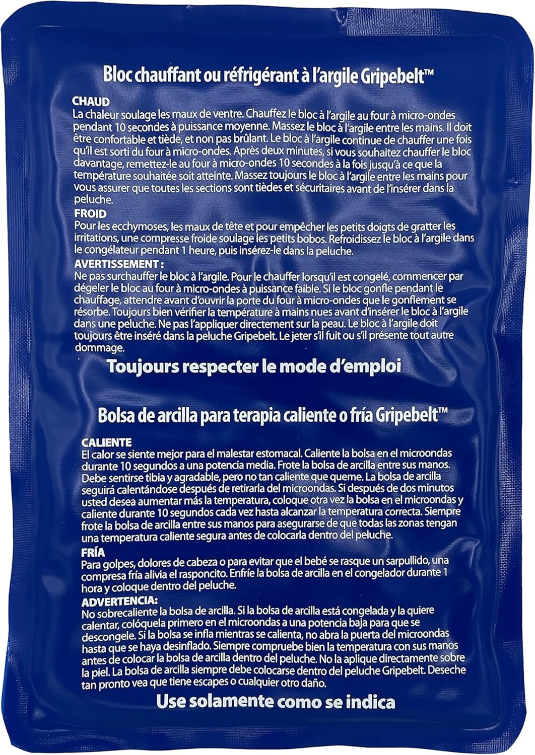 image:imageDr Browns Gripebelt Heated Belly Band Soothe Babys Tummy with Gentle Warmth and Compression Monster 3m BlueBlue Monster
