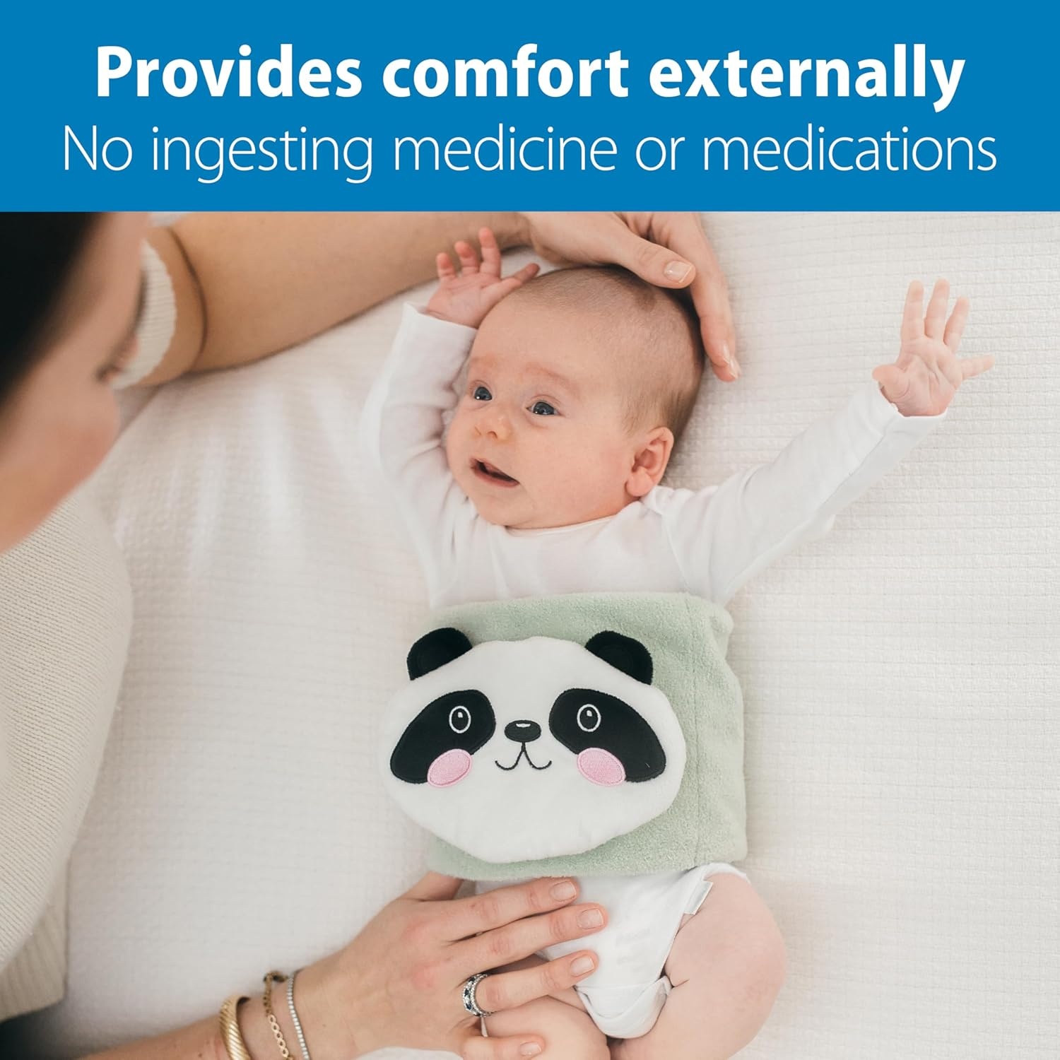 image:imageDr Browns Gripebelt Heated Belly Band Soothe Babys Tummy with Gentle Warmth and Compression Monster 3m BluePanda