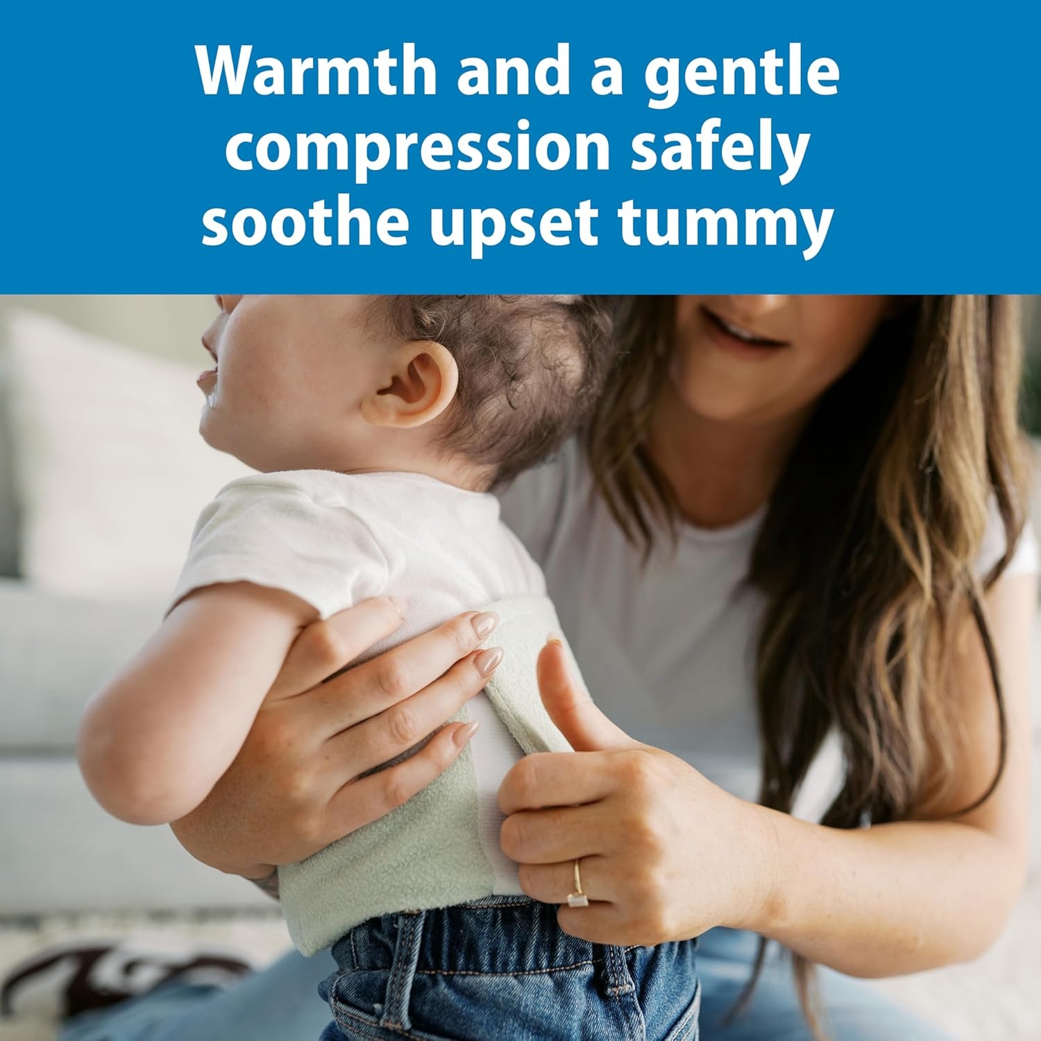 image:imageDr Browns Gripebelt Heated Belly Band Soothe Babys Tummy with Gentle Warmth and Compression Monster 3m BluePanda