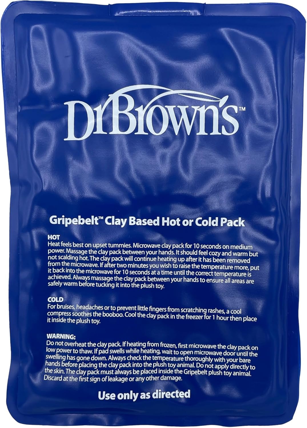 image:imageDr Browns Gripebelt Heated Belly Band Soothe Babys Tummy with Gentle Warmth and Compression Monster 3m BluePink Monster