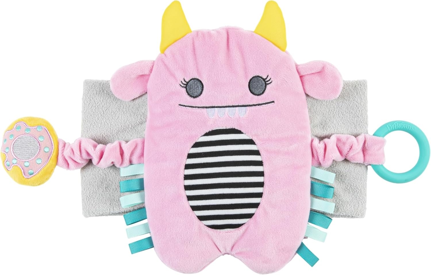 image:imageDr Browns Gripebelt Heated Belly Band Soothe Babys Tummy with Gentle Warmth and Compression Monster 3m BluePink Monster