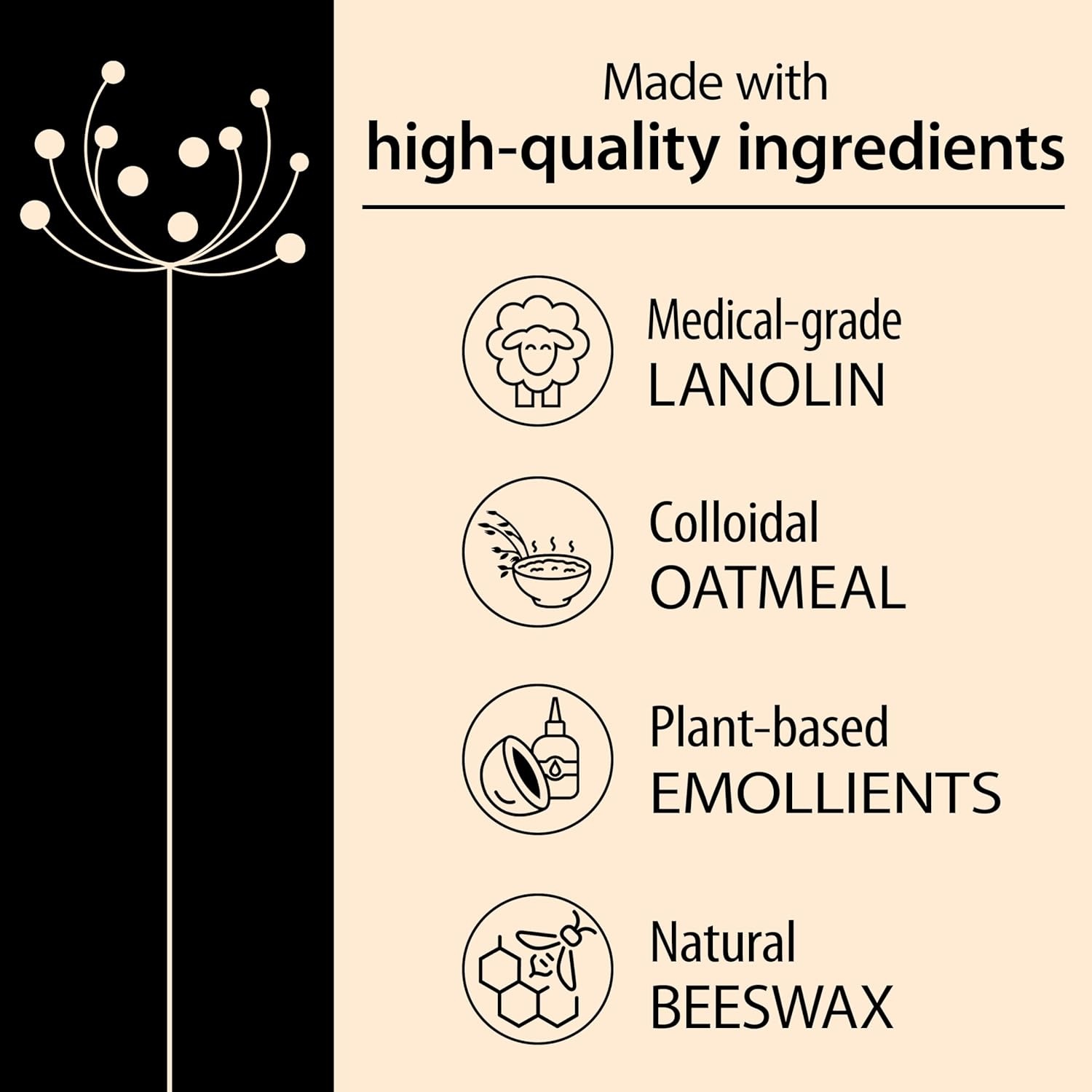 image:imageDr Browns Lanolin Nipple Balm Postpartum and Breastfeeding Essential Soothe and Protect Dry Chapped Nipples 7 g25 ozLanolin Nipple Balm