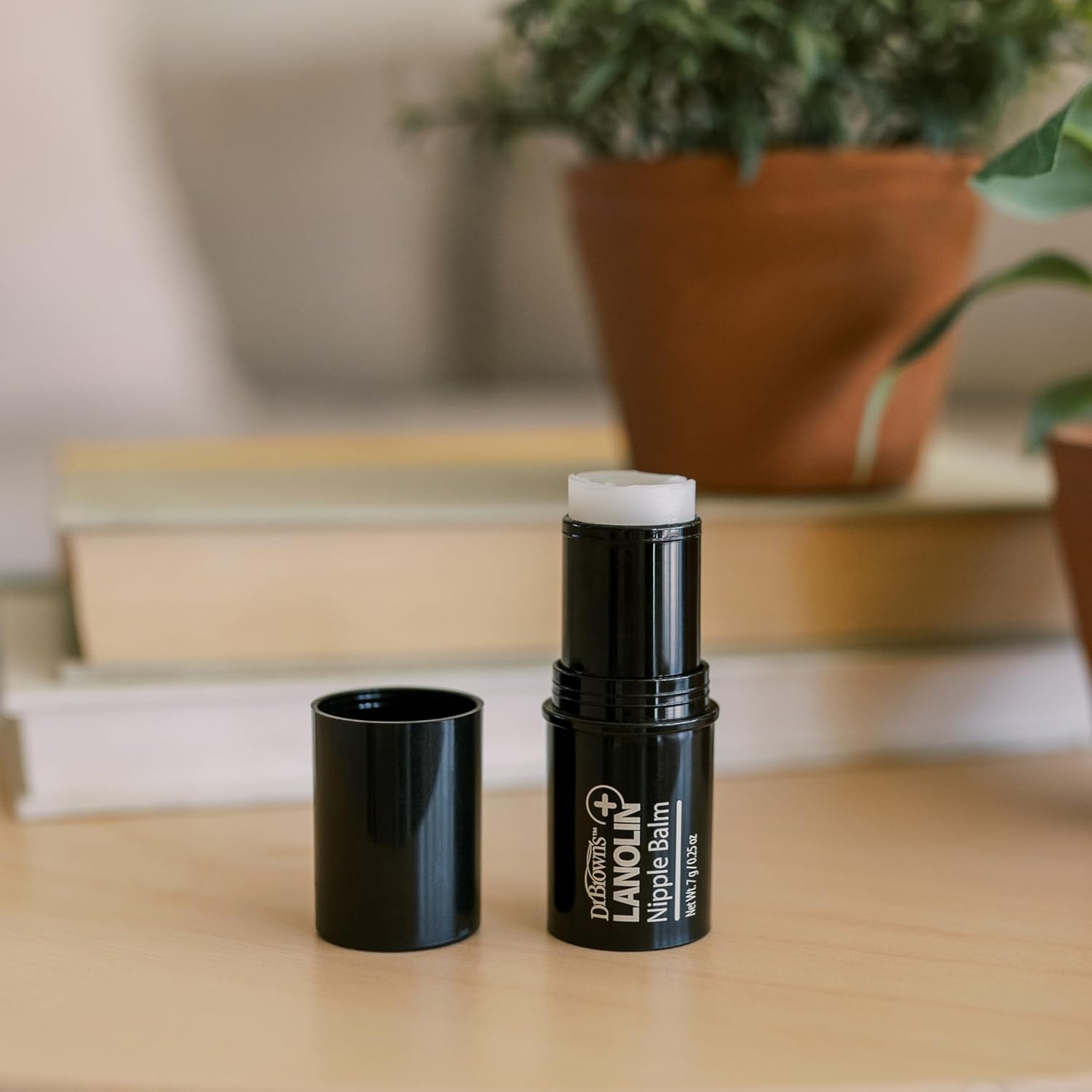 image:imageDr Browns Lanolin Nipple Balm Postpartum and Breastfeeding Essential Soothe and Protect Dry Chapped Nipples 7 g25 ozLanolin Nipple Balm