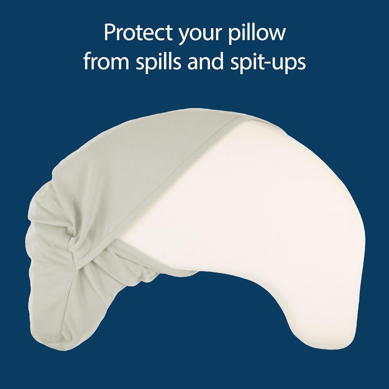 image:imageDr Browns Nursing Pillow with Washable Cover Breastfeeding Lap Support Pillow Premium Memory Foam Firm and Responsive Gentle Beige Gray CoverGentle Beige Lightgray