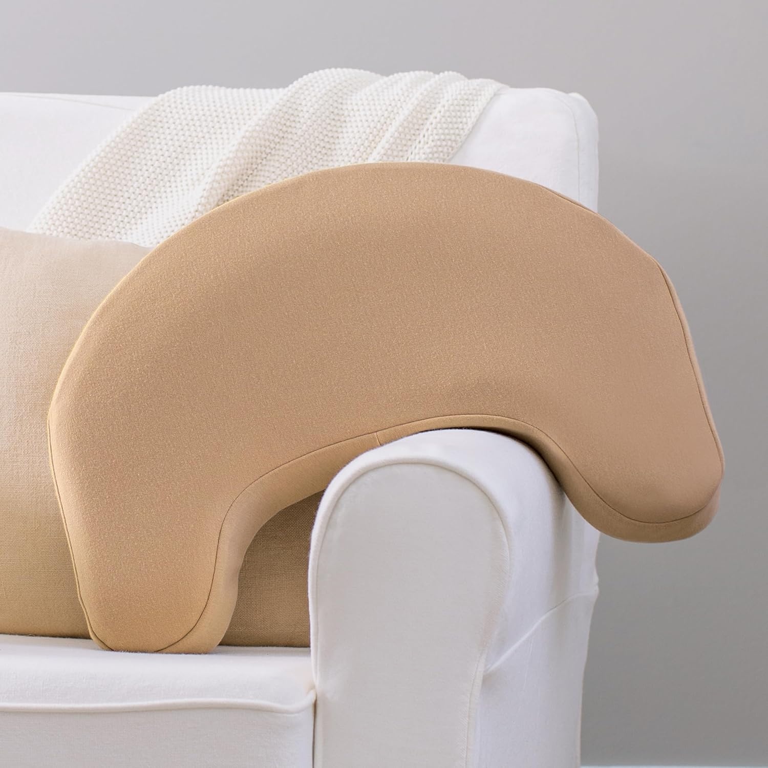 image:imageDr Browns Nursing Pillow with Washable Cover Breastfeeding Lap Support Pillow Premium Memory Foam Firm and Responsive Storm GreenGentle Beige