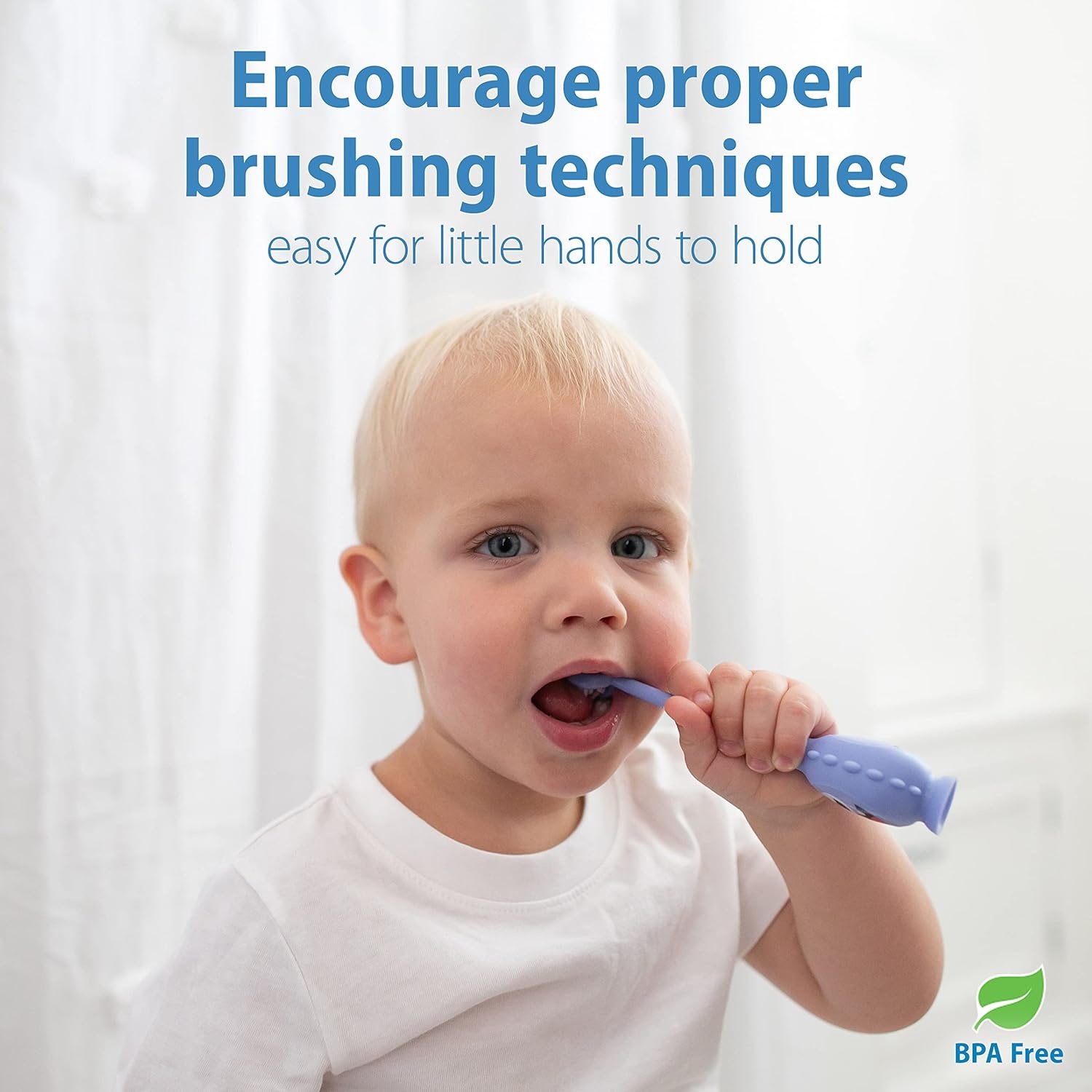 image:imageDr Browns ToothScrubber Toddler Toothbrush TripleSided Training Toothbrush with Suction Cup Base Green Monster Baby Oral Care Ages 14 Years1 Pack Purple Monster