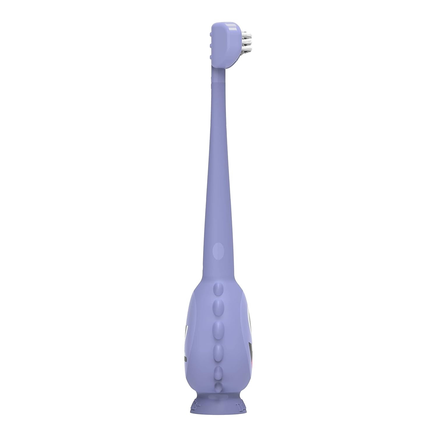 image:imageDr Browns ToothScrubber Toddler Toothbrush TripleSided Training Toothbrush with Suction Cup Base Green Monster Baby Oral Care Ages 14 Years2 Pack Toddler Toothbrush Purple Monster Flamingo