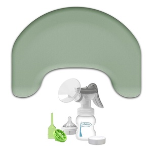image:imageDr Browns Feeding Support Pillow with Cover Storm Green amp Manual Breast Pump
