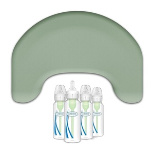 image:imageDr Browns Feeding Support Pillow with Cover Storm Green amp Natural Flow AntiColic Options Narrow Baby Bottle 8 oz250 mL 0m 4 Pack