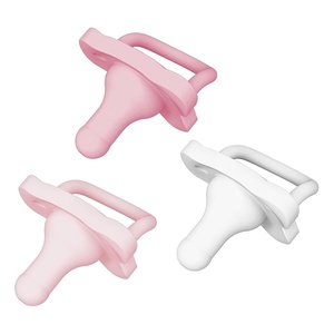image:imageDr Browns HappyPaci 100 Silicone Baby Pacifier Contoured OnePiece Design Gray Green Ecru 06m BPAFree 4Pack3Pack  LightPinkPinkWhite