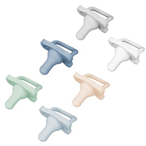 image:imageDr Browns HappyPaci 100 Silicone Baby Pacifier Contoured OnePiece Design Gray Green Ecru 06m BPAFree 4Pack6Pack  BlueGreen