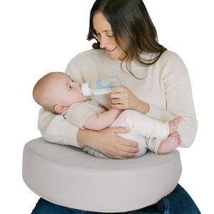 image:imageDr Browns Nursing Pillow with Washable Cover Breastfeeding Lap Support Pillow Premium Memory Foam Firm and Responsive Storm GreenLightgray