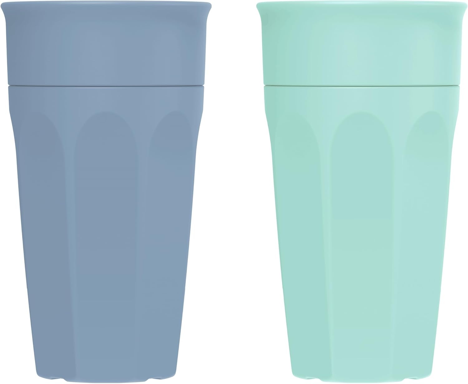 image:imageDr Browns Milestones Cheers 360 Spoutless Transition Cup with Handles Travel Friendly and Leak Free Sippy for Babies and Toddlers Green BPAFree 7 oz200 mL 6mSet BlueAqua
