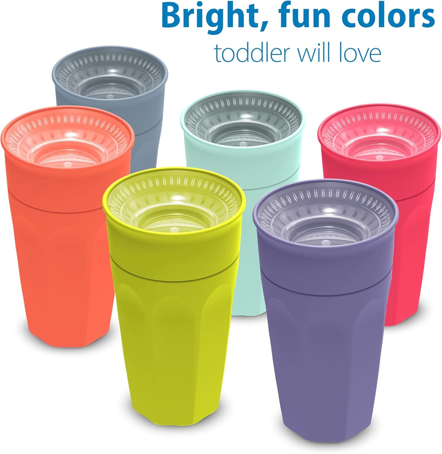 image:imageDr Browns Milestones Cheers 360 Spoutless Transition Cup with Handles Travel Friendly and Leak Free Sippy for Babies and Toddlers Green BPAFree 7 oz200 mL 6mSet GreenPink