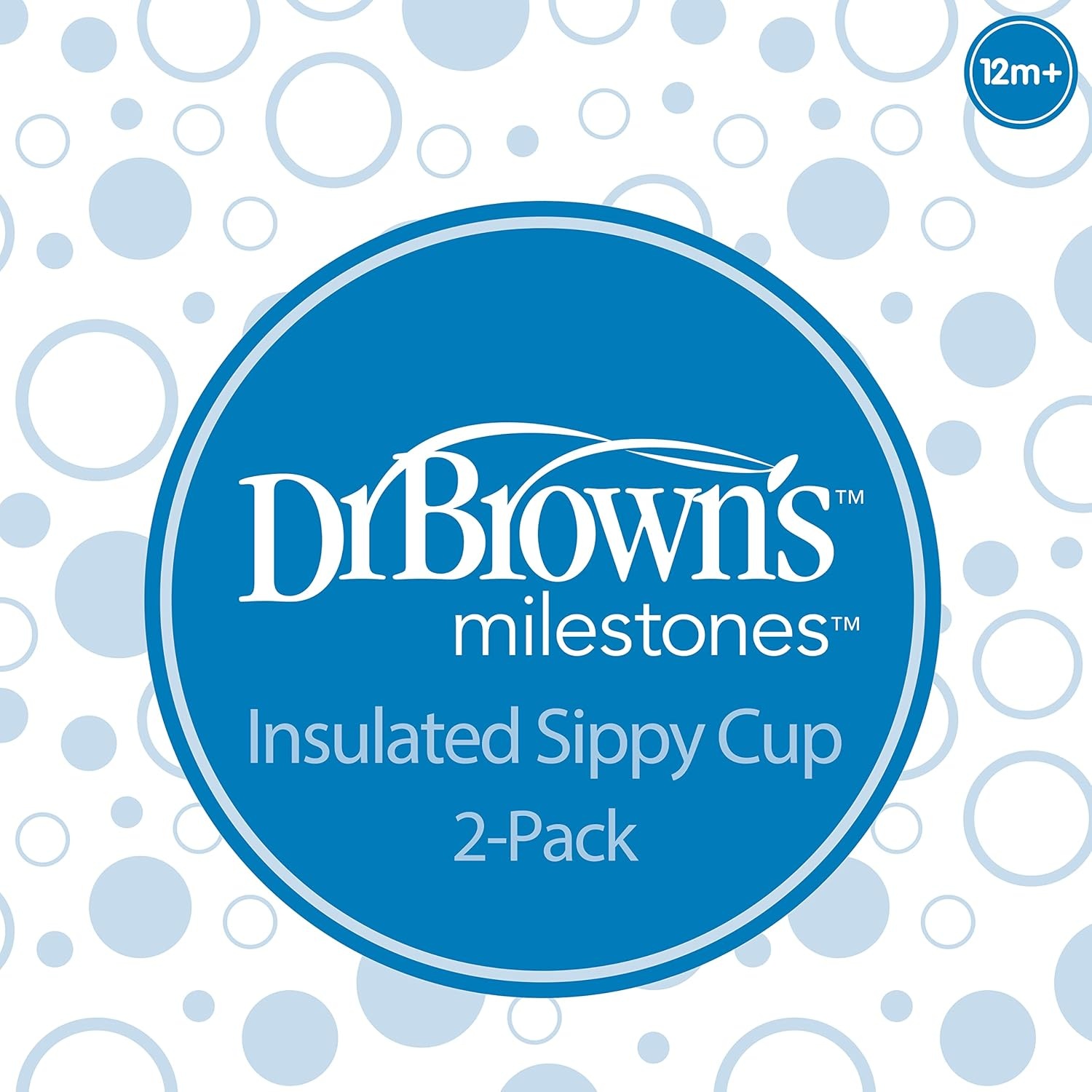 image:imageDr Browns Milestones Insulated Hard Spout Sippy Spill Proof Cup with Handles for Toddlers 2Pack Pink 10 oz300 mL BPA Free 12m4Pack Mermaid Kittens Narhual Luau