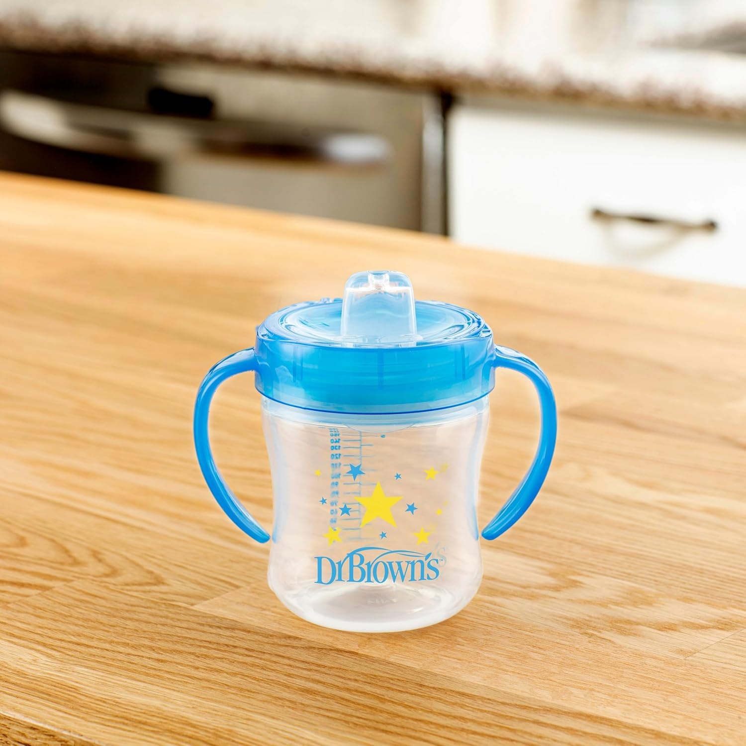 image:imageDr Browns Milestones Soft Spout Sippy Cup with Handles BPAFree Blue StarBlue Star