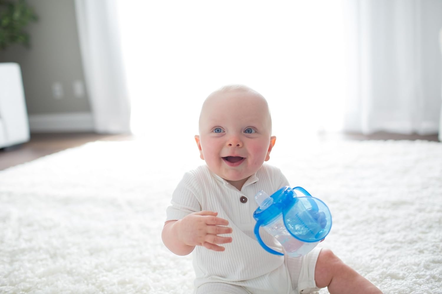 image:imageDr Browns Milestones Soft Spout Sippy Cup with Handles BPAFree Blue StarBlue Star