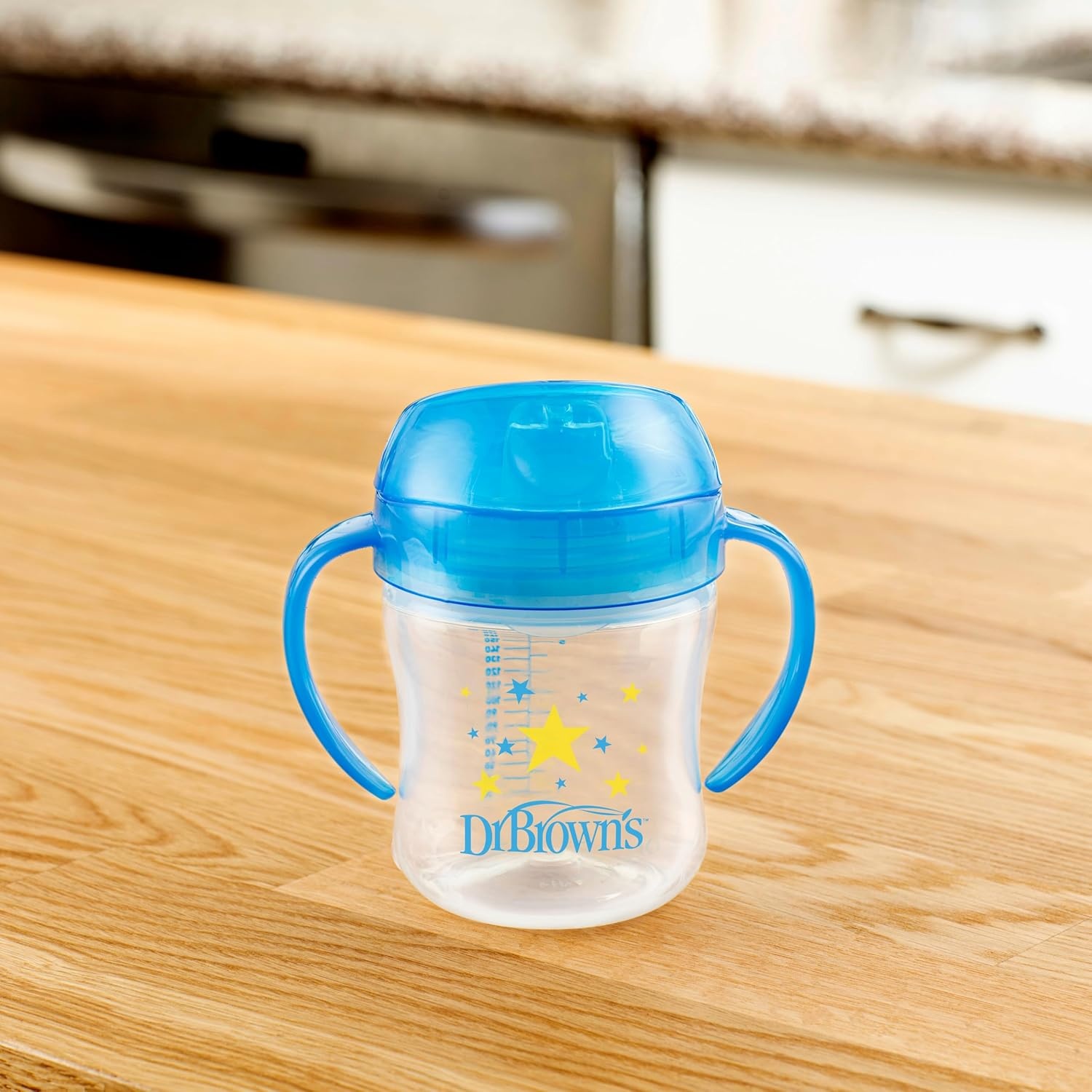 image:imageDr Browns Milestones Soft Spout Sippy Cup with Handles BPAFree Blue StarBlue Star