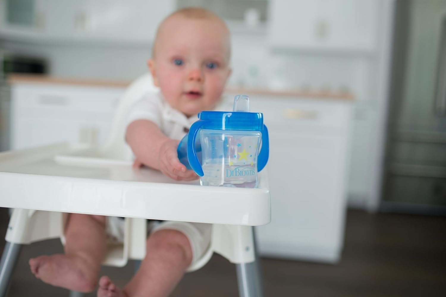 image:imageDr Browns Milestones Soft Spout Sippy Cup with Handles BPAFree Blue StarBlue Star