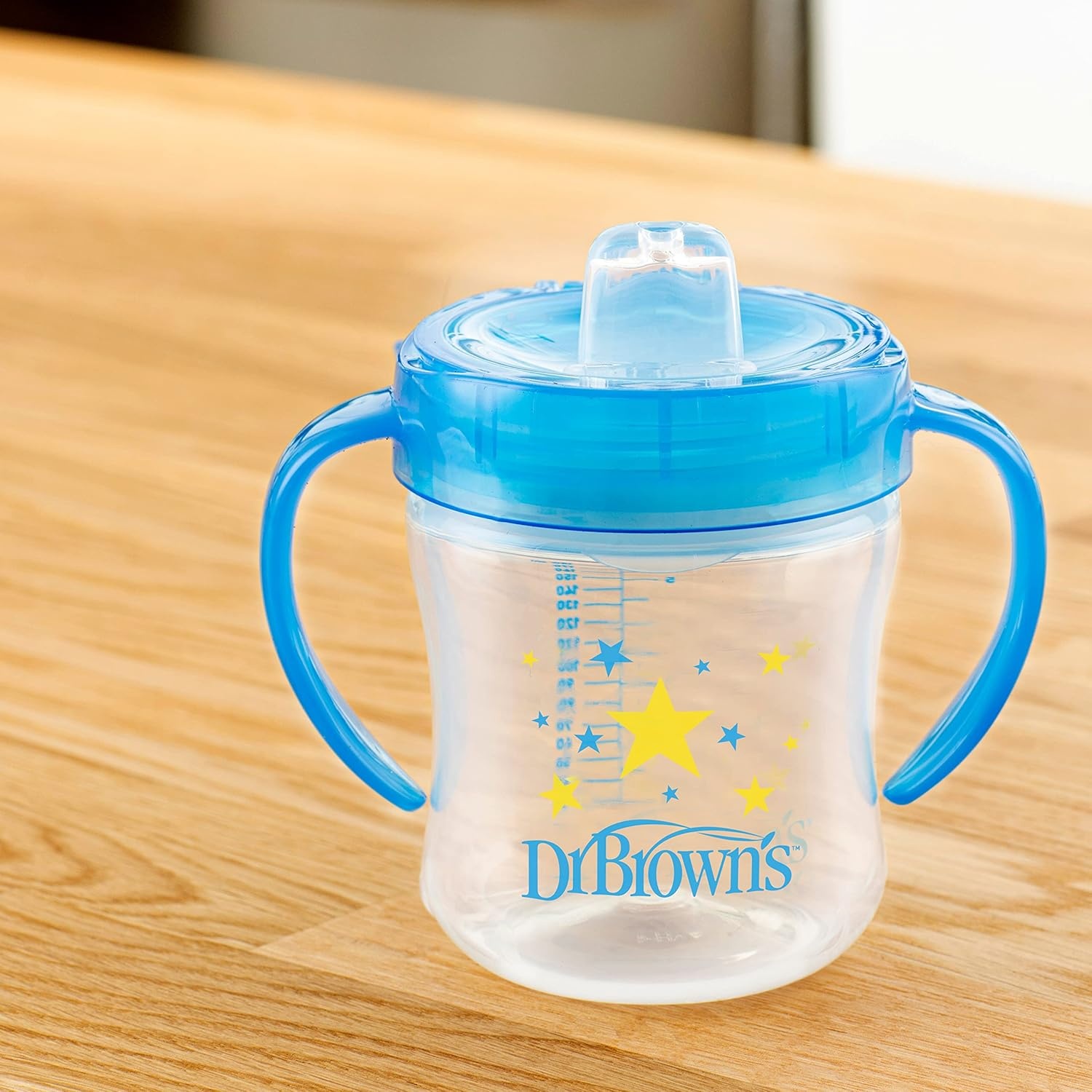 image:imageDr Browns Milestones Soft Spout Sippy Cup with Handles BPAFree Blue StarBlue Star