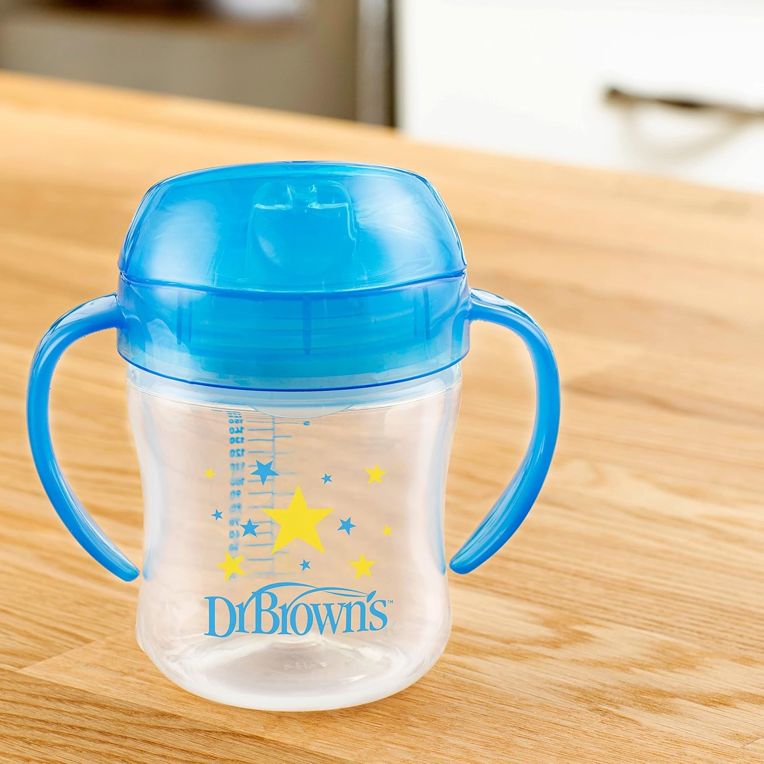 image:imageDr Browns Milestones Soft Spout Sippy Cup with Handles BPAFree Blue StarBlue Star