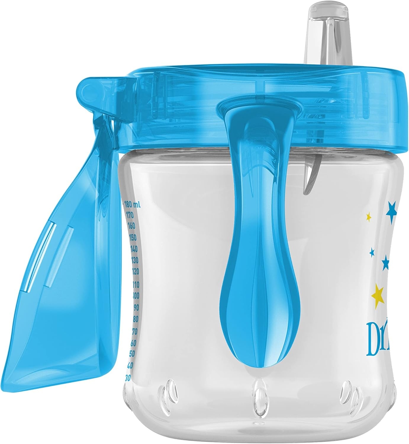 image:imageDr Browns Milestones Soft Spout Sippy Cup with Handles BPAFree Blue StarBlue Star