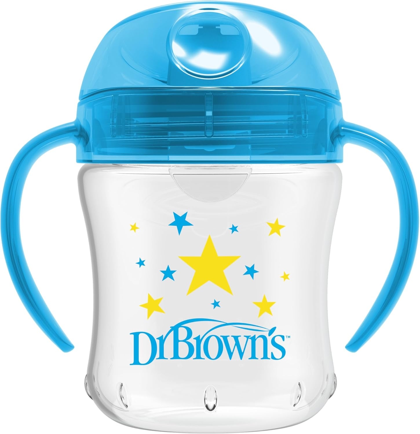 image:imageDr Browns Milestones Soft Spout Sippy Cup with Handles BPAFree Blue StarBlue Star