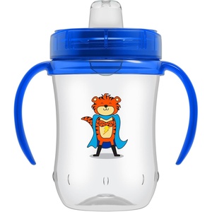 image:imageDr Browns Milestones Soft Spout Sippy Cup with Handles BPAFree Blue StarBlue Tiger Hero