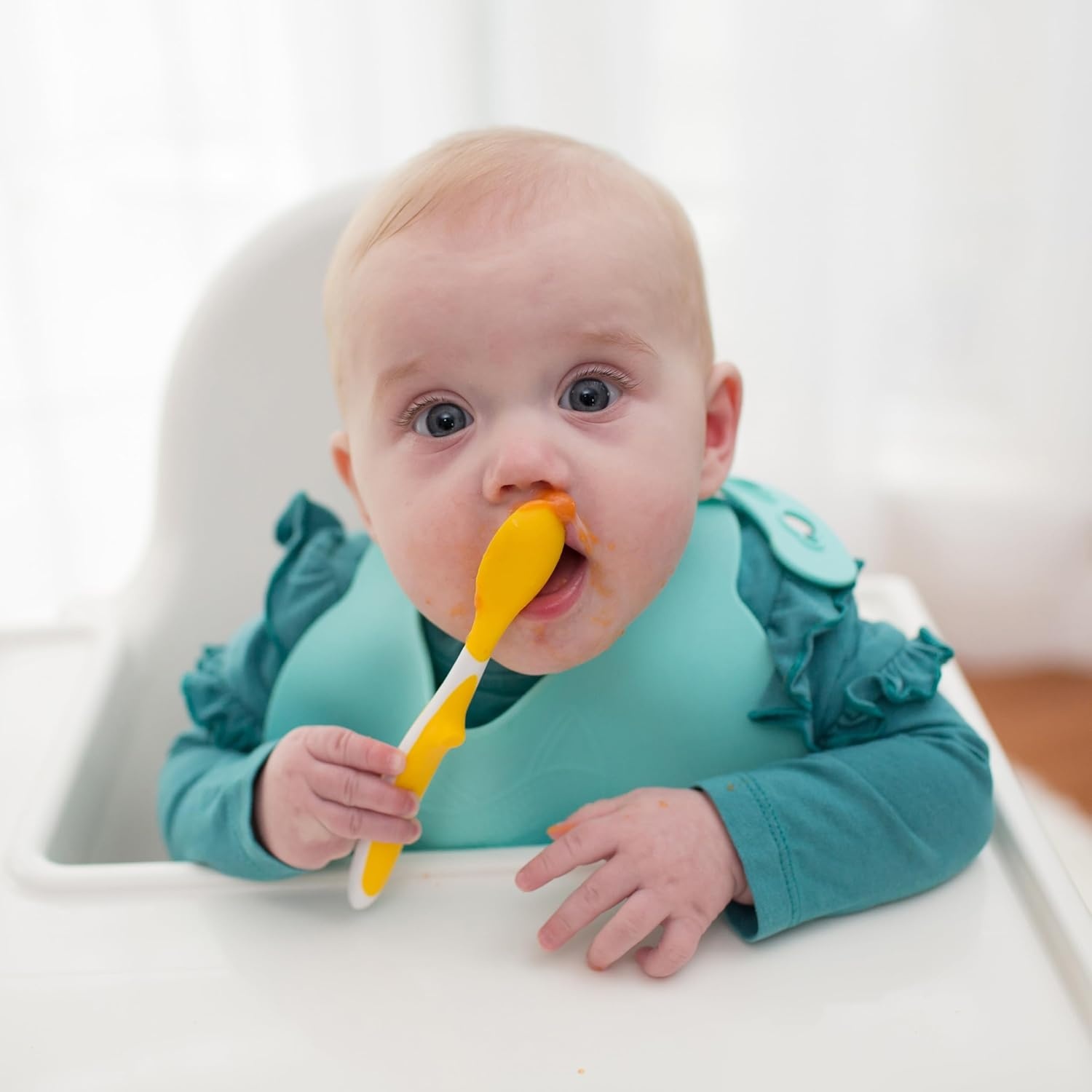 image:imageDr Browns Designed to Nourish SoftTip Toddler Feeding Spoons 6 Pack Assorted Set Colors May VarySoftTip Toddler Feeding Spoons 24 Pack