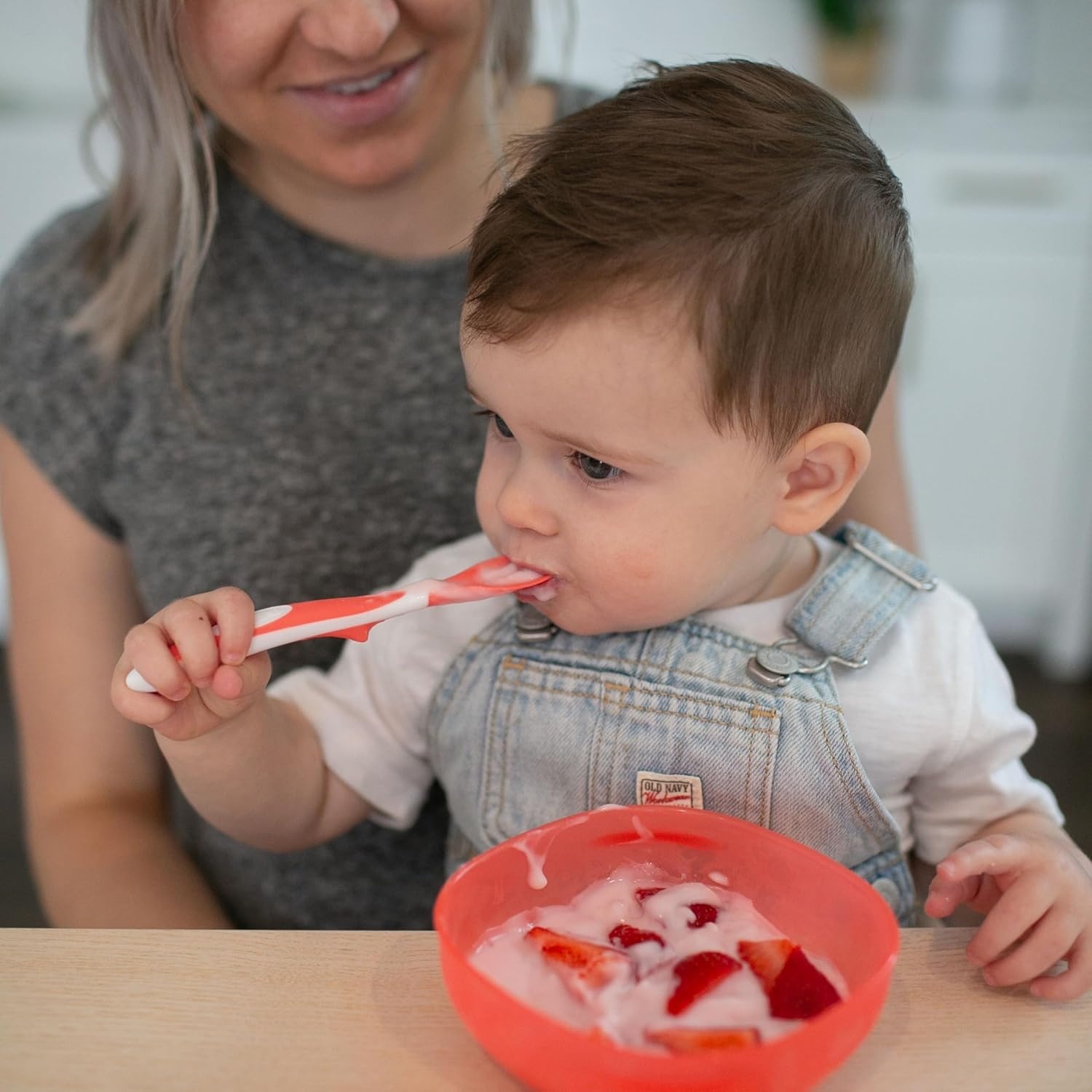 image:imageDr Browns Designed to Nourish SoftTip Toddler Feeding Spoons 6 Pack Assorted Set Colors May VarySoftTip Toddler Feeding Spoons 24 Pack