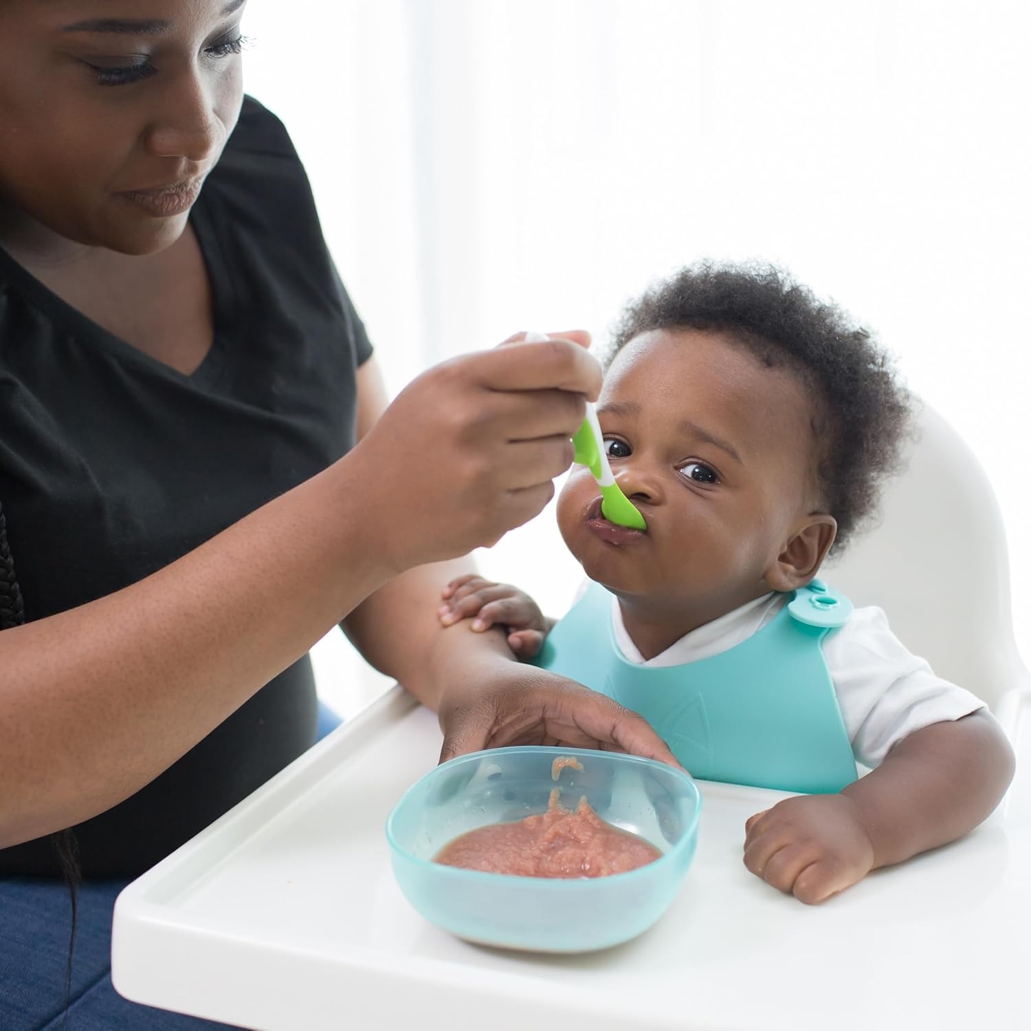 image:imageDr Browns Designed to Nourish SoftTip Toddler Feeding Spoons 6 Pack Assorted Set Colors May VarySoftTip Toddler Feeding Spoons 6 Pack