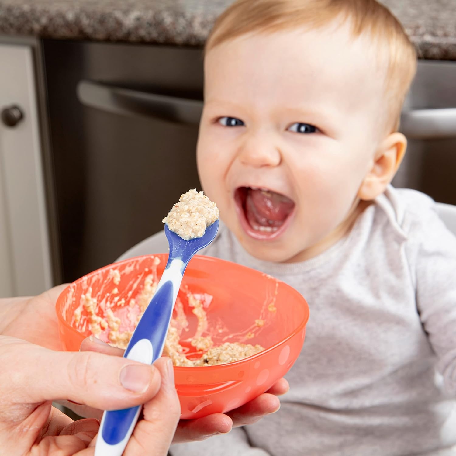 image:imageDr Browns Designed to Nourish TempCheck Spoons 4Pack BlueTempCheck ColorChange Spoons