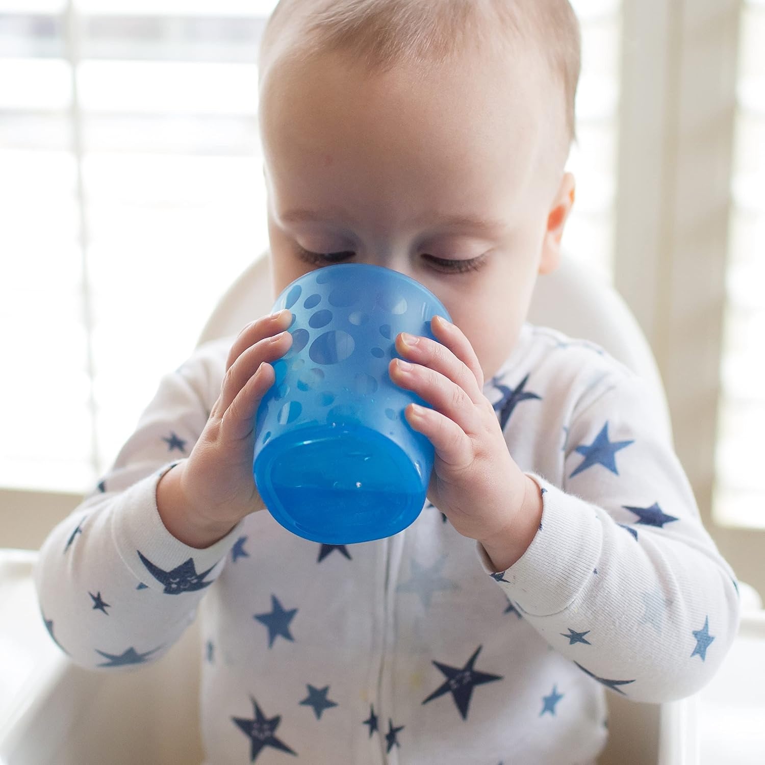 image:imageDr Browns Toddler Tumblers Stackable Open Training Cups BPAFree 18m 4Pack8 Ounces Pack of 12