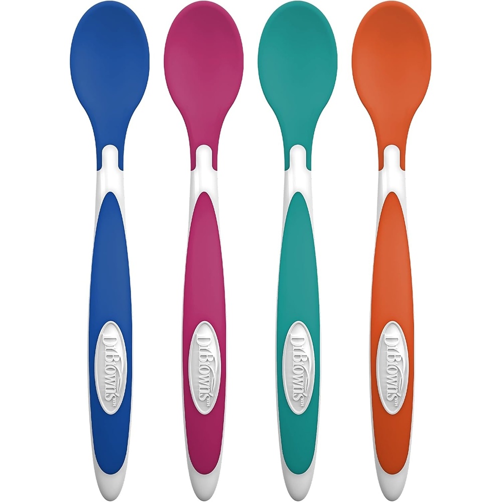 image:imageDr Browns Designed to Nourish TempCheck Spoons 4Pack BlueTempCheck ColorChange Spoons