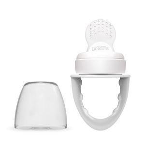 image:imageDr Browns Designed to Nourish Fresh Firsts Silicone Feeder Grey One Size1 Pack  Gray