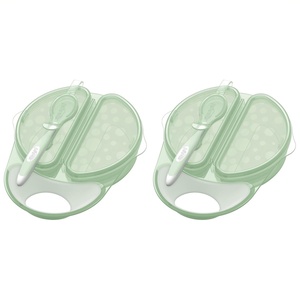 image:imageDr Browns Toddler Feeding Starter Set Travel Bundle with Cheers360 Spoutless Training Cup with Handles 6m 4 PieceLight Green  Value Pack