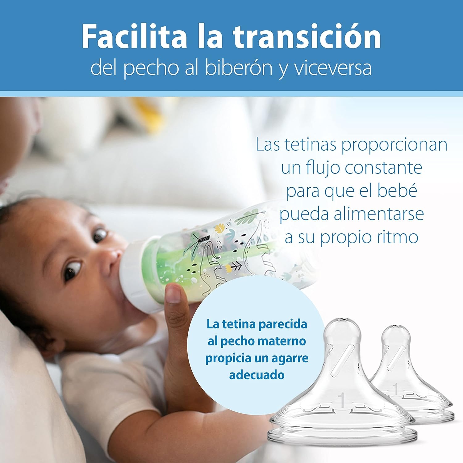 image:imageDr Browns AntiColic Options WideNeck Baby Bottle Designer Edition Woodland 5 oz150 mL Ocean 9oz270mL Level 1 Slow Flow Nipple 0m 4Pack2Pack 9 oz Dinosaur