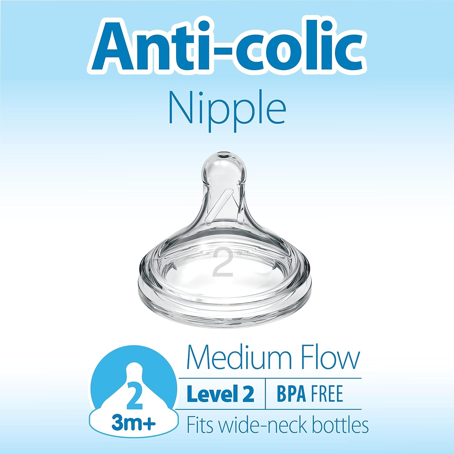 image:imageDr Browns AntiColic Options WideNeck Baby Bottles Woodland Decos 5 oz Level 1 Nipple 2Pack and Level 2 Nipple 2Pack