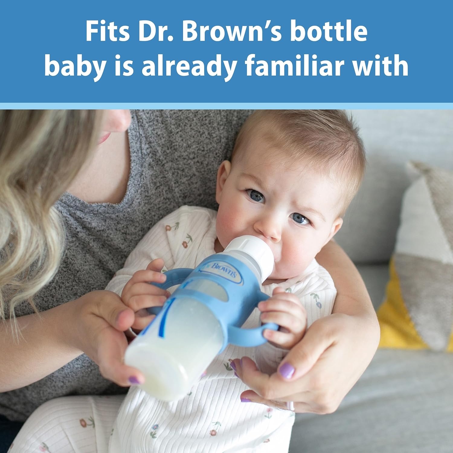 image:imageDr Browns Milestones Narrow Sippy Bottle with Handles EasyGrip Handles with Soft Sippy Spout 8oz Black amp Ecru 2 Count with Options WideNeck Sippy Spout 2 Count