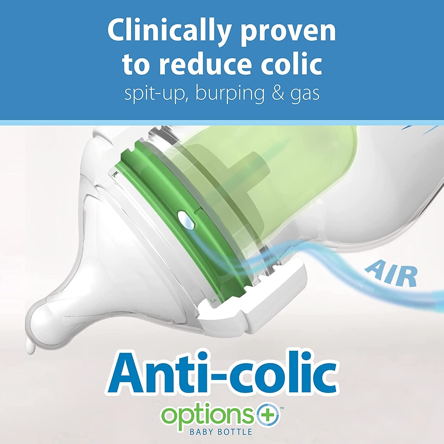image:imageDr Browns Natural Flow AntiColic Options WideNeck Baby Bottle 5 oz150 mL Level 1 Nipple 4Pack 0m with 6Pack Level 2 Nipples9 oz 4 Pack with 6 Pack Level 2 Nipples