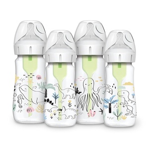 image:imageDr Browns AntiColic Options  WideNeck Baby Bottle Designer Edition Woodland 5 oz150 mL  Ocean 9oz270mL Level 1 Slow Flow Nipple 0m 4Pack4Pack  9 oz  Dinosaur Ocean