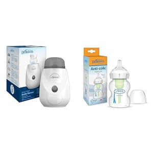 image:imageDr Browns InstaFeed Baby Bottle Warmer and Sterilizer Bundle with Dr Browns Natural Flow AntiColic Options WideNeck Baby Bottle 5 oz150 mL Level 1 Nipple 1Pack 0m