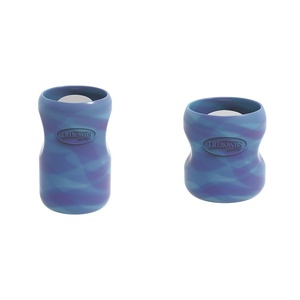image:imageDr Browns Options WideNeck Glass Bottle Sleeve 100 Silicone GlowintheDark BPAFree 5 oz  9 oz 2Pack