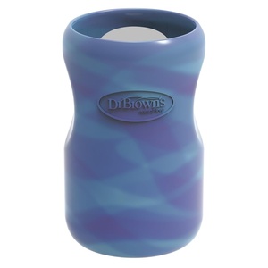 image:imageDr Browns Options WideNeck Glass Bottle Sleeve 100 Silicone GlowintheDark BPAFree 9 oz 2PackGlowintheDark  9oz